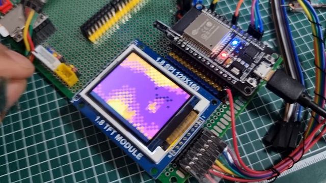 [ESP32] MLX90640 와 ST7735 TFT LCD를 이용한 열화상 카메라 만들기 смотреть онлайн