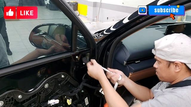 how to remove door handles & side mirrors for GENESIS GV80 4WD 3.5T 2023 смотреть онлайн