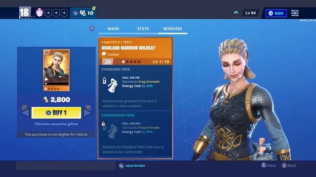 New Highland Warrior Wildcat skin in Save The World смотреть онлайн