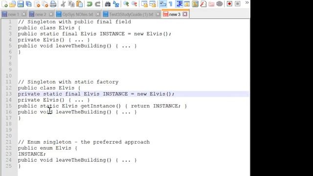 Java Singleton Approaches смотреть онлайн