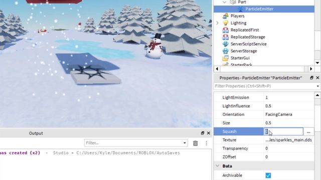Roblox Studio How to ADD SNOW, Make Snow Fall in Your Game, Add Snow Effect to Terrain смотреть онлайн