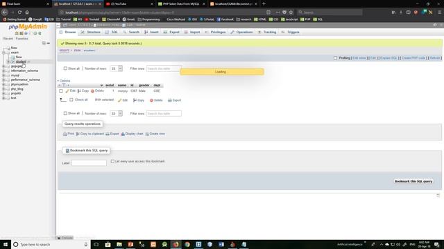 Mysql Database with PHP (insert, delete, update, select) смотреть онлайн