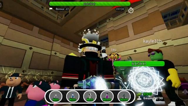 Прохождение 2 книги на Сложном режиме + как получить раша!!! Piggy Tower Defense Роблокс. смотреть онлайн