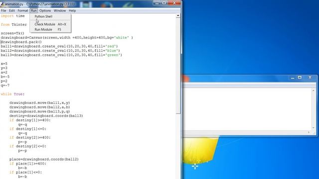 Animation in python смотреть онлайн