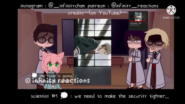 Past Anya And Scientists React || Spyxfamily || Original || Infinity Reactions