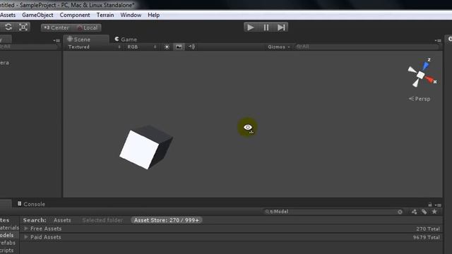 Start a Unity project and use the Unity 4 interface смотреть онлайн