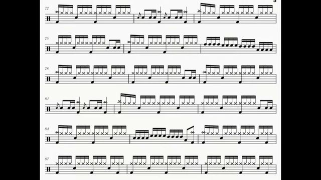 Run To The Hills - Iron Maiden (Drum Sheet Music) смотреть онлайн