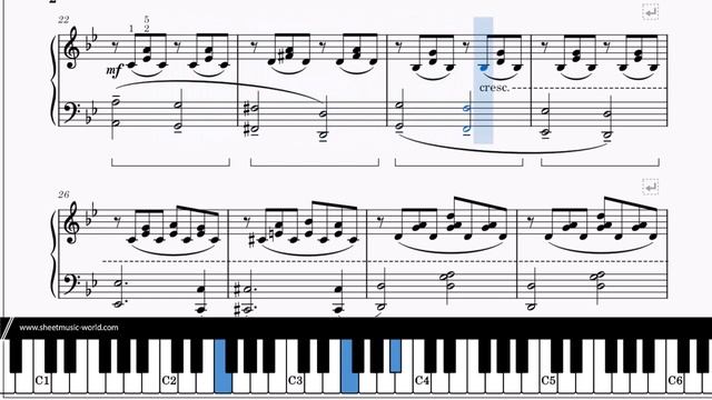 The approaching storm - Piano - Timothy Brown (Sheets, Tutorial score) смотреть онлайн