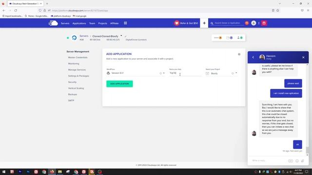 How to Install New WORDPRESS Application in CLOUDWAYS Server | Waqas Mushtaq смотреть онлайн