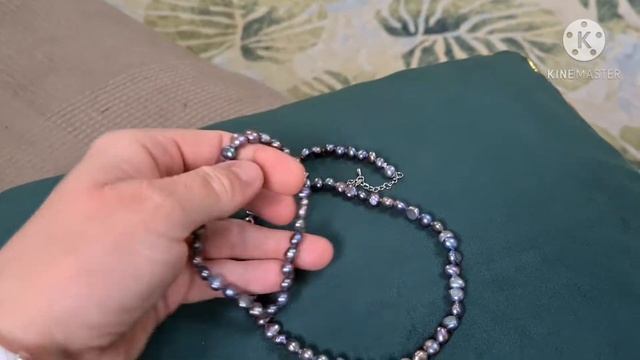 Натуральный жемчуг. Обзор браслетов и колье из натурального жемчуга. смотреть онлайн