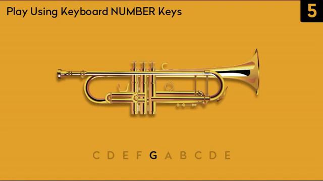 YouTube Trumpet -Play On YouTube With Computer Keyboard