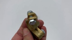 Клеммы АКБ угловые с зажимом, латунь