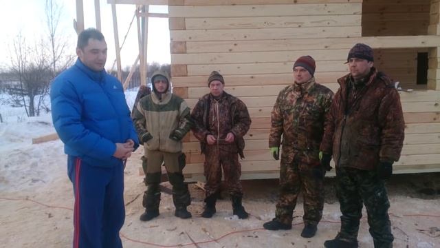 Видеоотзыв о строительстве дома из бруса в Московской области, Рузский район,с. Алексино смотреть онлайн