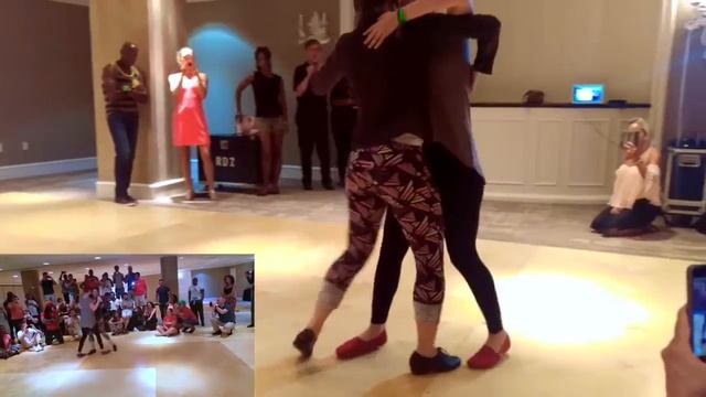 Semba Style - Sonja KikiZomba & Fleur at Miami Beach Kizomba Festival MBKF смотреть онлайн
