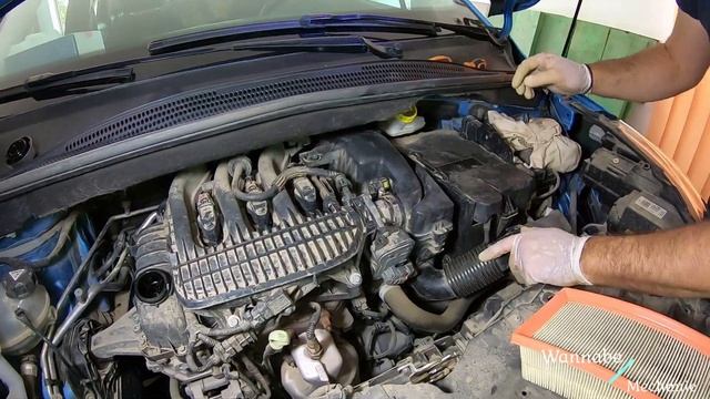 Opel Crossland X maintenance job oil filter air filter cabin pollen filter revizie смотреть онлайн