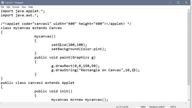 Canvas in Applet in Gujarati - Bhumika Zalavadia смотреть онлайн