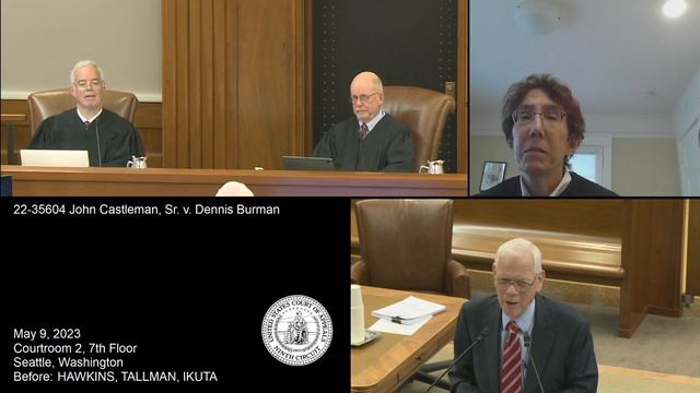 22-35604 John Castleman, Sr. v. Dennis Burman смотреть онлайн