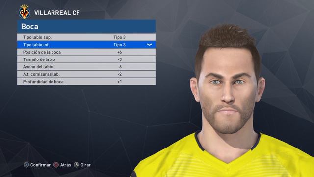 Víctor Ruiz face (Villarreal CF) PES 2017 смотреть онлайн