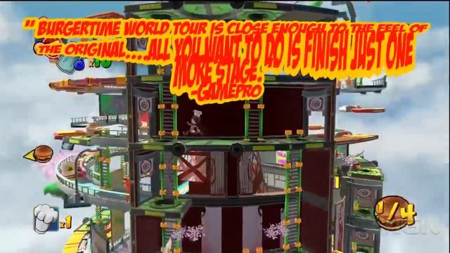 BurgerTime World Tour: Official Trailer смотреть онлайн