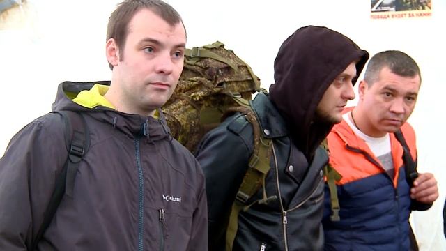 Настрой позитивный! Из Реутова отправилась очередная партия мобилизованных 03.10.22 смотреть онлайн