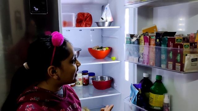 Our Fridge Tour || New Fridge || LG  GC - B247SLUV  ||Charming Nitara And Navya ?