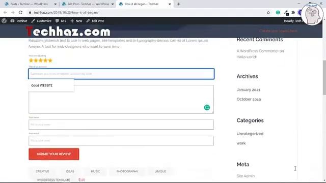 How to add site review plugin in WordPress | Bangla tutorial смотреть онлайн