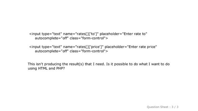 HTML : PHP Laravel - HTML Forms array of values смотреть онлайн