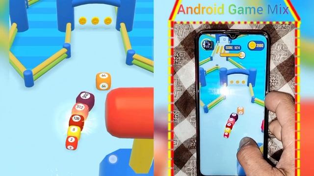 Satisfying Mobile Game / Blob Merge 3d - 2048 Blob Ball 334455 Level Up Gameplay Android, IOS Part