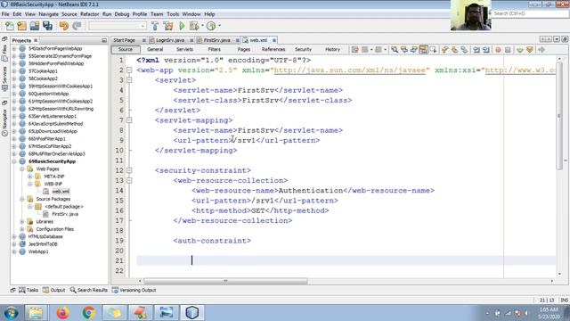 223 Java Web application to enable BASIC model authentication Security Realm in Tomcat Server | ser смотреть онлайн