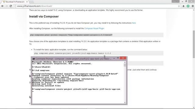 Yii2 Tip - การติดตั้ง Yii2 Basic ผ่าน Composer смотреть онлайн