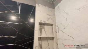Тонкие полочки из керамогранита  в нише | Советы по ремонту | ремонт квартир в Москве