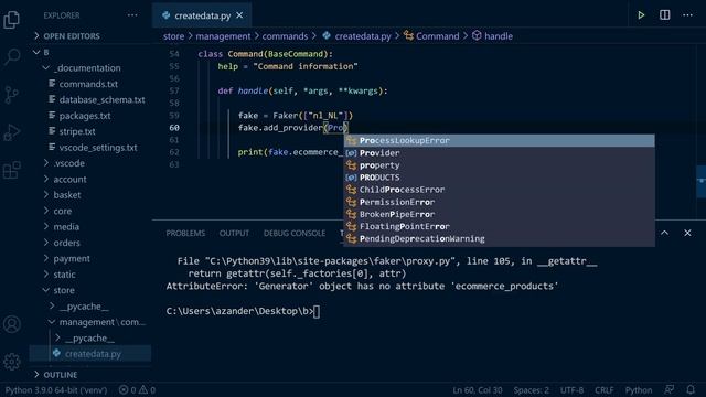 Python Faker - Generate Fake Data for a Database with Django Example смотреть онлайн