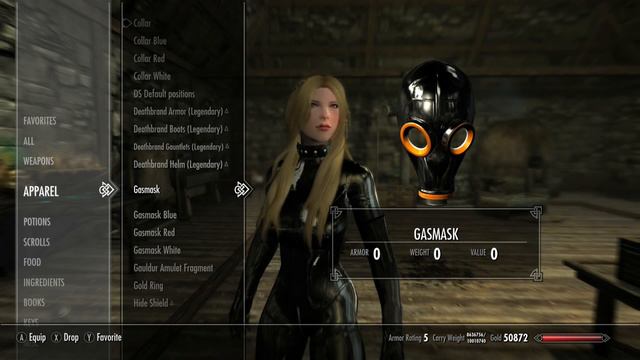 Latex Catsuits And Gasmasks Skyrim SE Xbox One/PC Mods