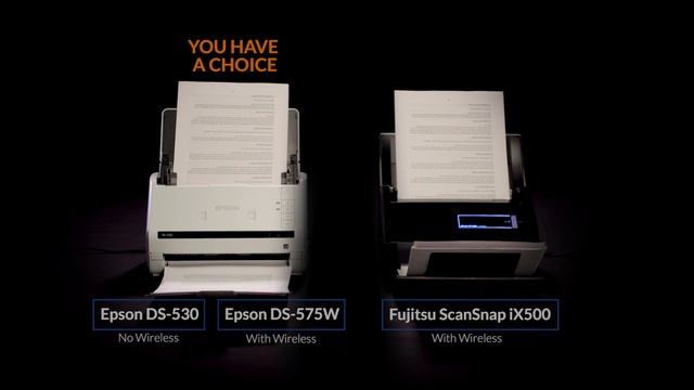 Epson DS-530 Document Scanner | Compared with the Fujitsu ScanSnap iX500 смотреть онлайн