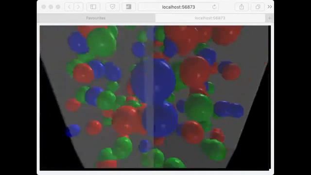 Python 3D Graphics Animating 139 balls in a box смотреть онлайн