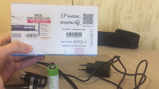 Обзор фонарика EagTac (EagleTac) DX3L (DX3R) смотреть онлайн