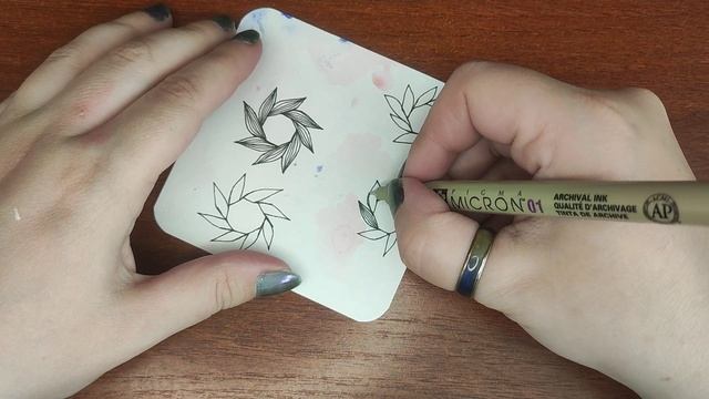 Зентангл Тангл Kruller