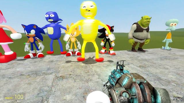 ORIGINAL vs 3D MEMES from SANIC CLONES TEAMS ln Garry's Mod! смотреть онлайн