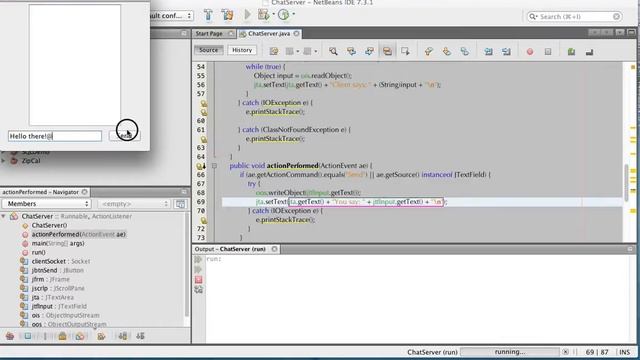 Java Tutorial | Creating a Chat Application (FB) смотреть онлайн