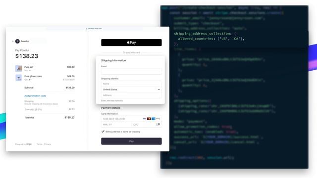 Accept a one-time payment with Stripe Checkout смотреть онлайн