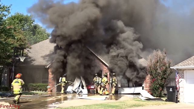 PRE-ARRIVAL Broken Arrow Fire Department House Fire 9-27-21 смотреть онлайн