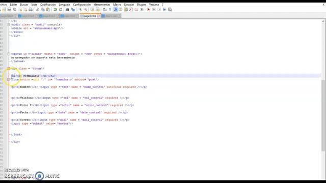 HTML5,CSS3,FORM,CANVAS смотреть онлайн