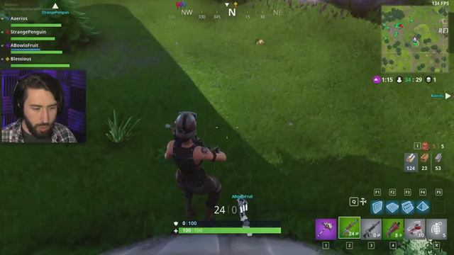 50v50 is CRAZY! Fortnite Battle Royale w/ Mr Fruit, BlueWestlo & SirAaerios смотреть онлайн