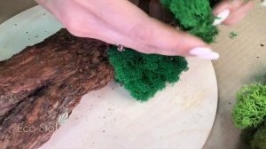 Как наклеить МОХ на панно за 5 минут?