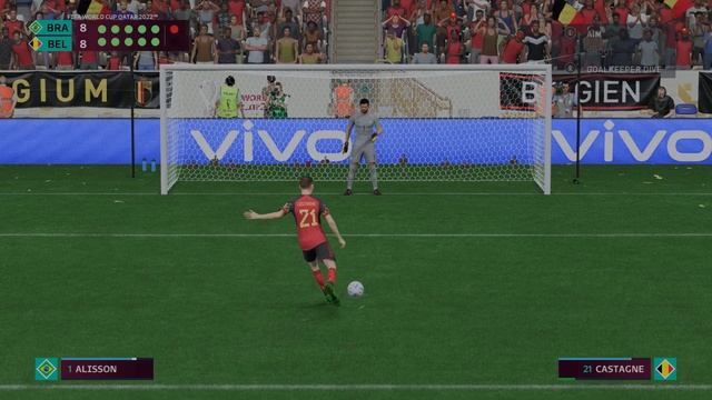 BRAZIL vs BELGIUM - PENALTY SHOOTOUT - FIFA WORLD CUP FINAL - FIFA 23 Next Gen 4k смотреть онлайн