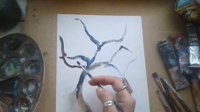 ?ДЕРЕВЬЯ В ПАСМУРНЫЙ ДЕНЬ. СТИХИ И ЭТЮД. (2 В 1)? смотреть онлайн