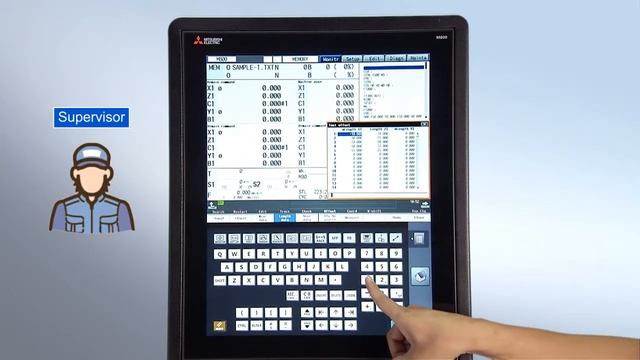 Mitsubishi CNC - M8 Series - Features - User Level-based Data Protection смотреть онлайн
