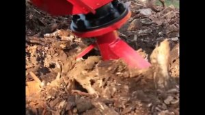 Удивительные Мини Машины Удаление Пней за 5 минут. Измельчитель пней Пнедробилка