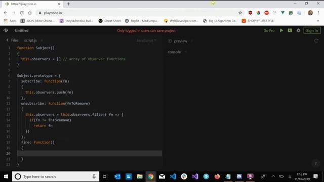 Javascript Design Patterns #5 - Observer Pattern смотреть онлайн