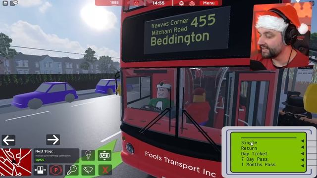 Buying a DOUBLE DECKER For My Company in Roblox Croydon: The London Transport Game смотреть онлайн